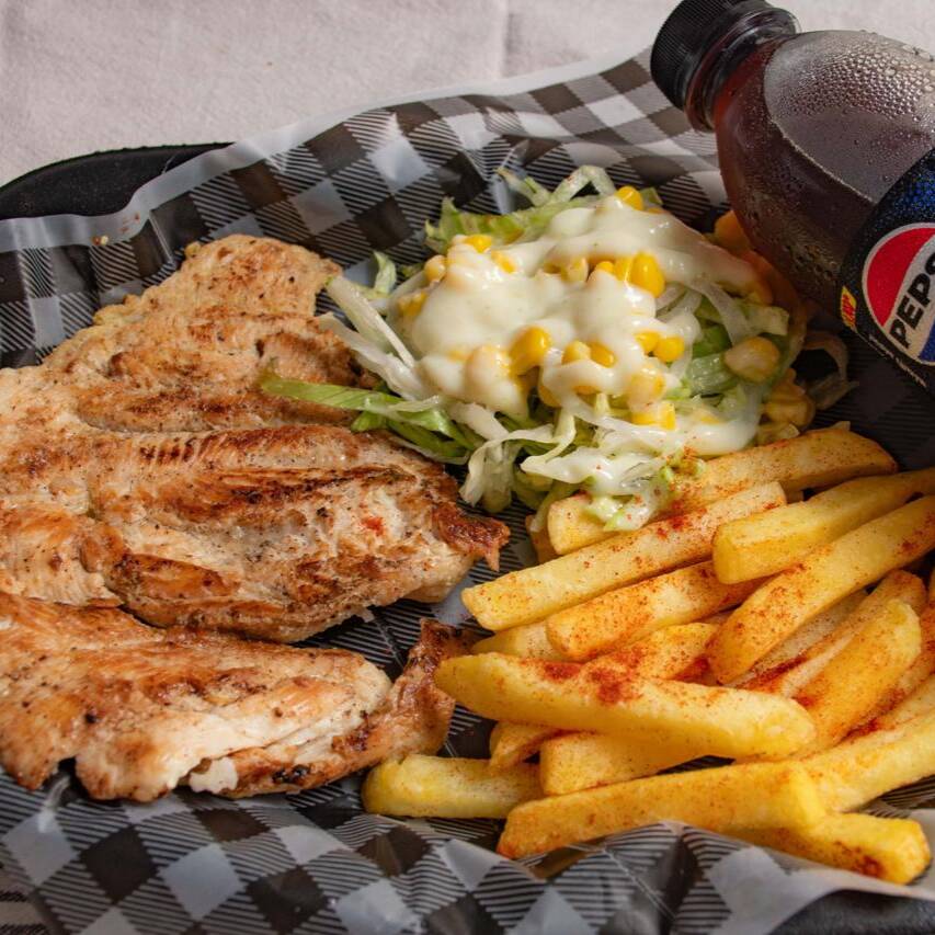 Pechuga a la Plancha + Gaseosa 250 Ml