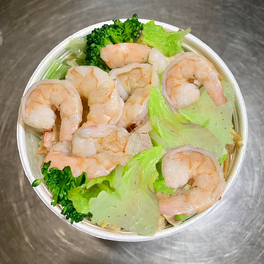 Caldo de camarones