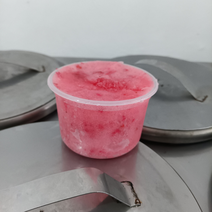 1/2 Litro De Nieve De Fresa