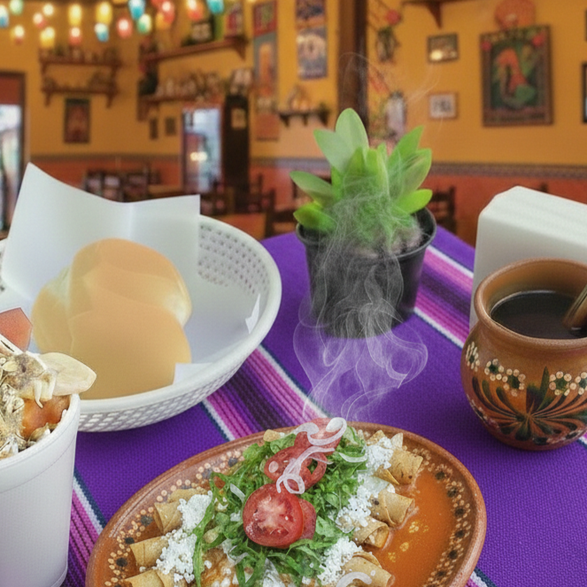 Tacos Ahogados + Fruta + Café