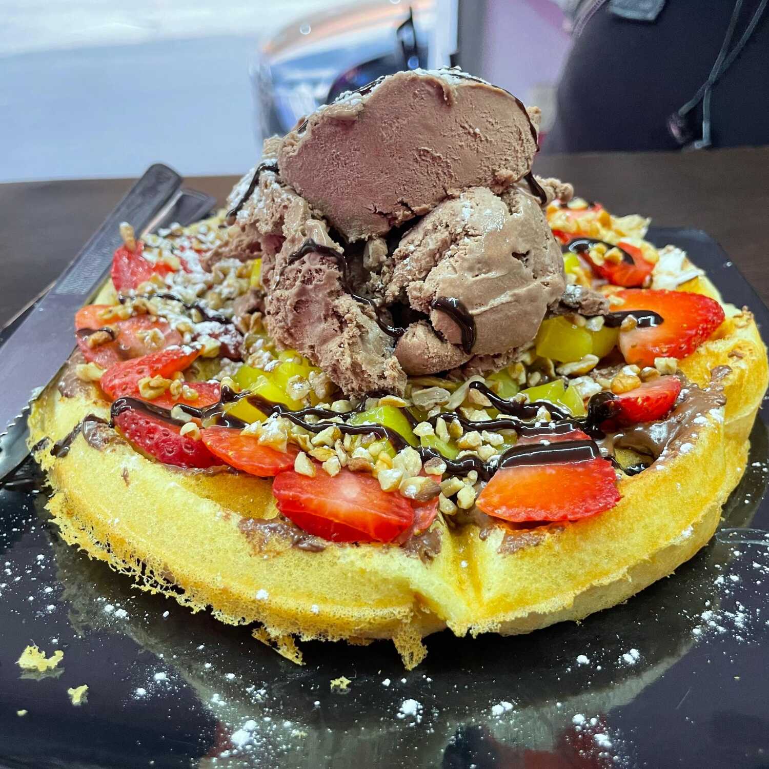 Waffle Helado