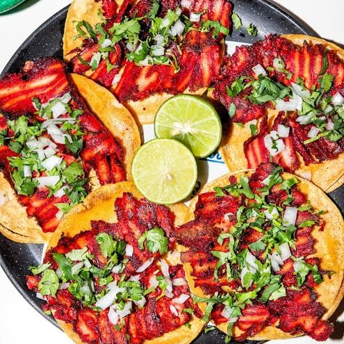 Tacos de Trompo Orden con Queso