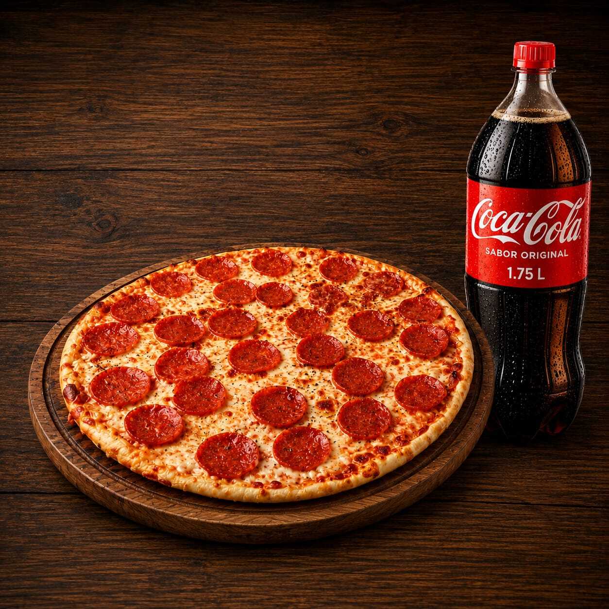 Combo Clasico Pizza Grande + Coca Cola