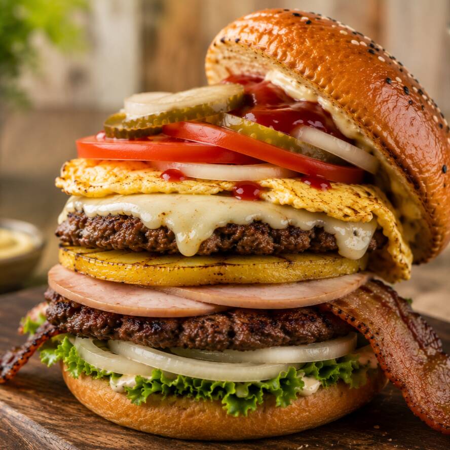 Hamburguesa Llenadora