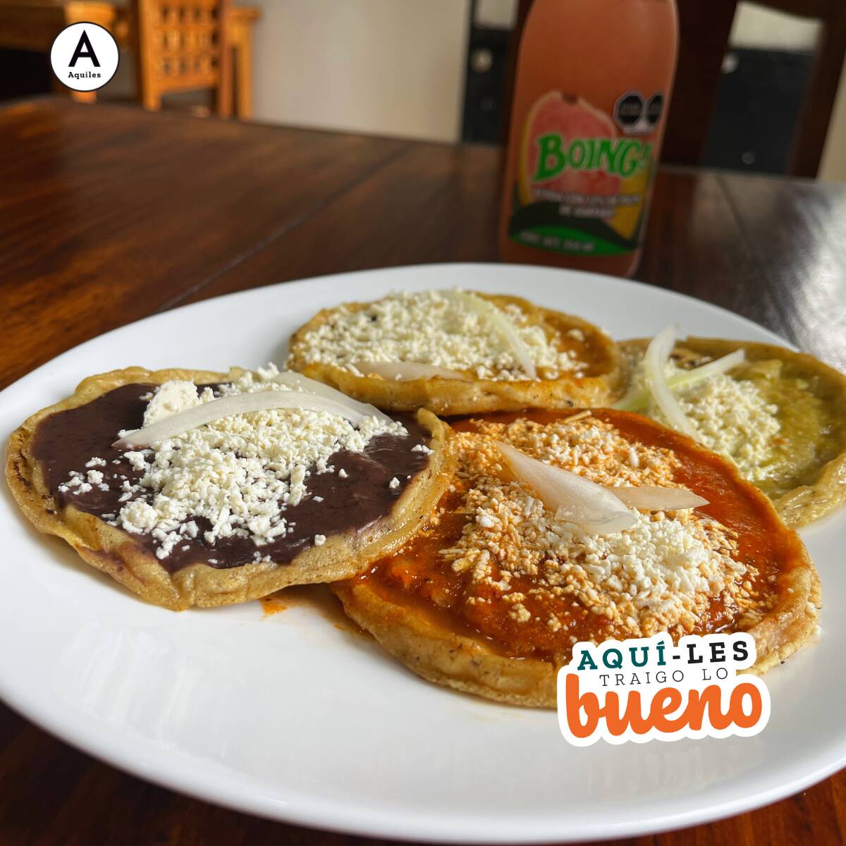 GORDITAS Y BEBIDA