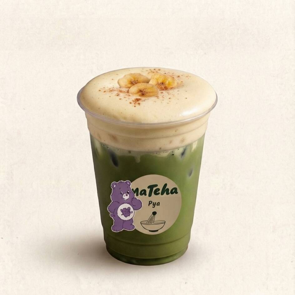 Matcha Con Foam De Banna