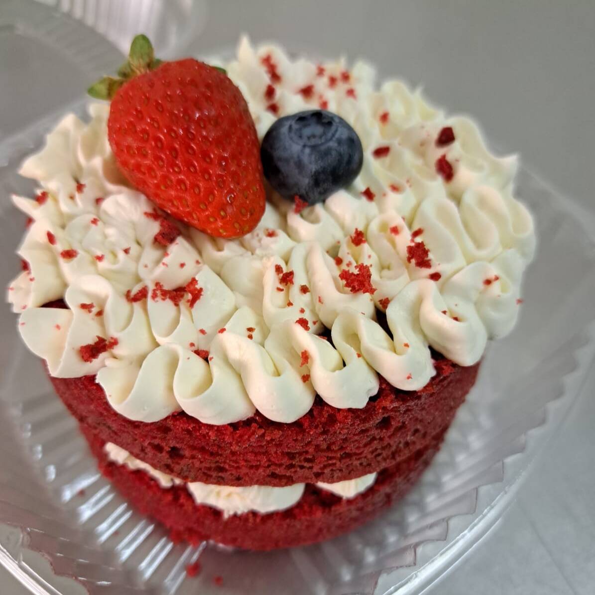 Pastel Red Velvet Ind 1 Pieza