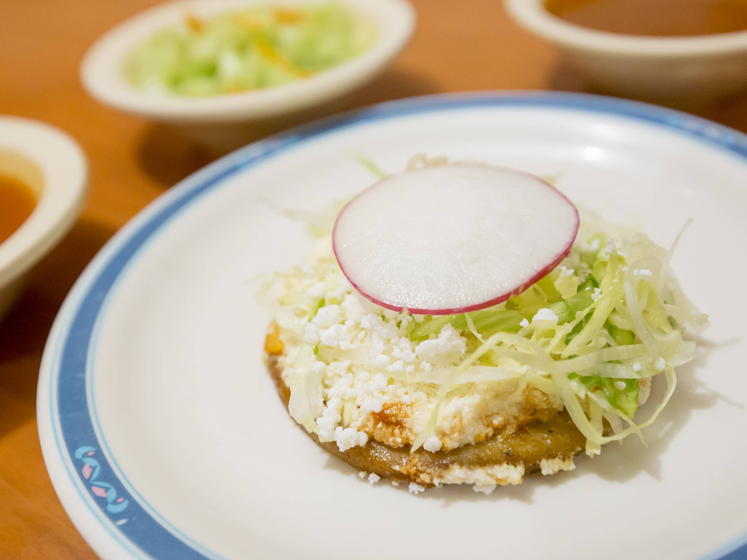 Sope de requesón.