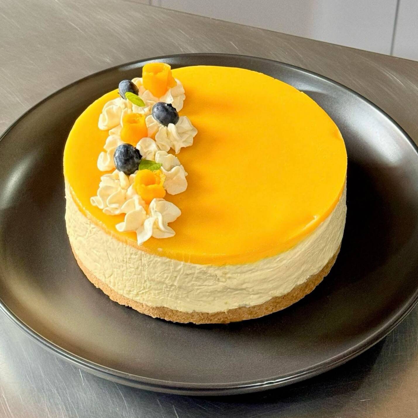 Cheesecake De Mousse Mango Limón