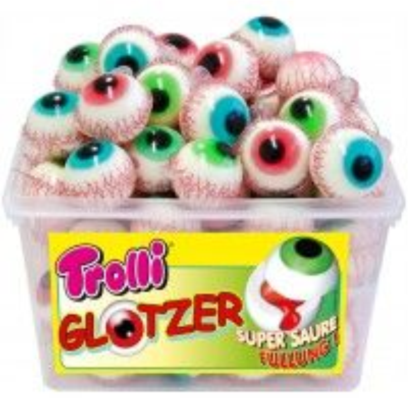 Gomitas Rellenas en Forma de Ojos