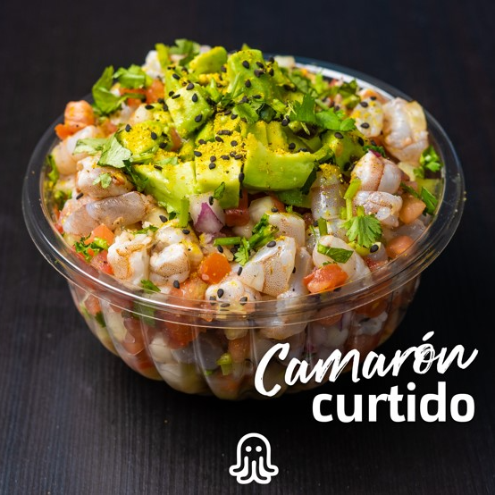 Mini Bowl Camarón Curtido 2 Tostadas