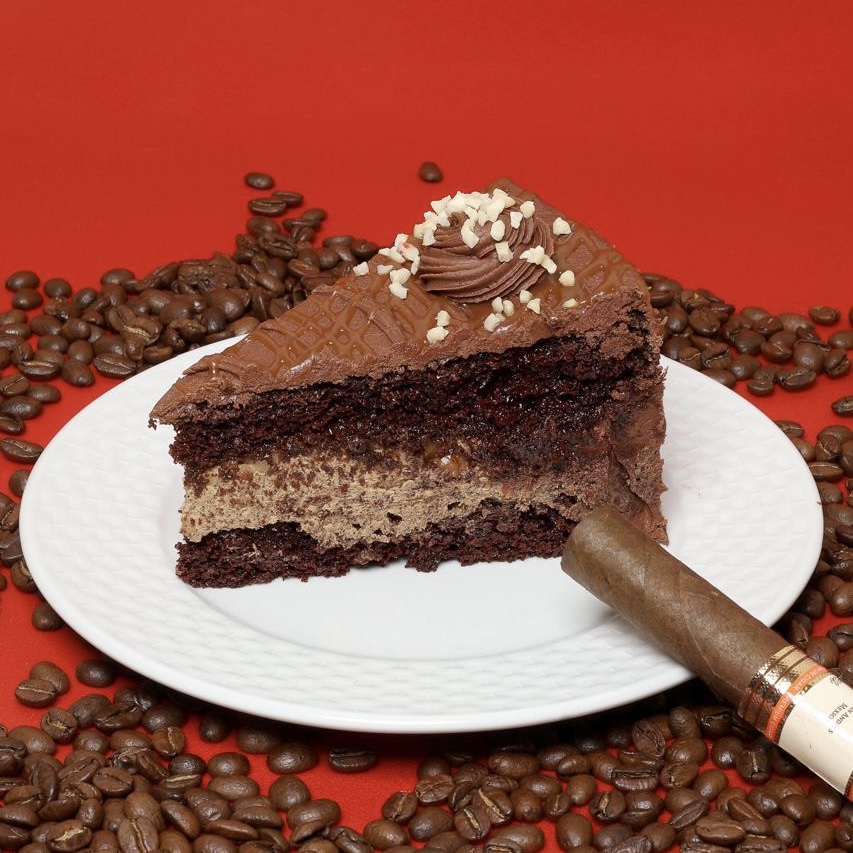 Pastel de café (rebanada)