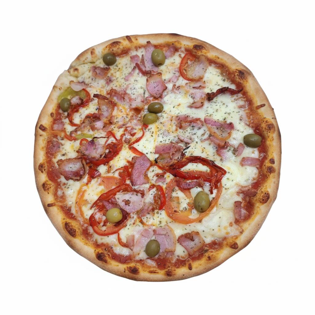 Leve 1 Pizza Grande 8 Pedaços Calabacon com 80% Off comprando a Segunda Pizza + 1 Refri!