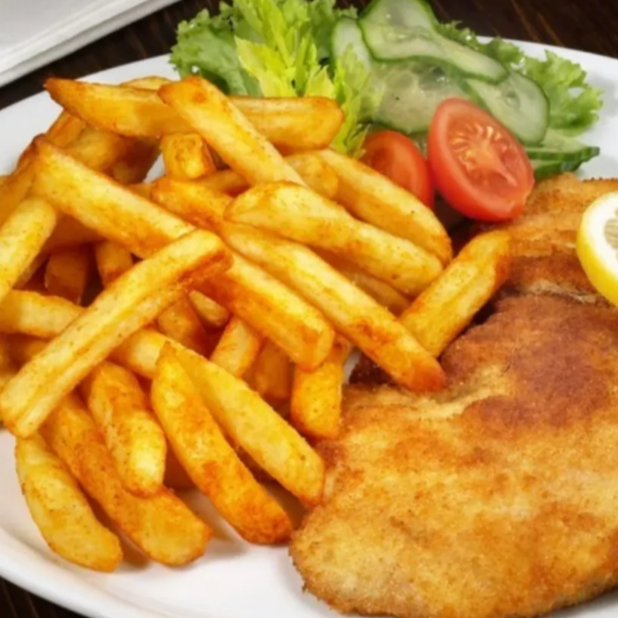 Milanesa con Papas