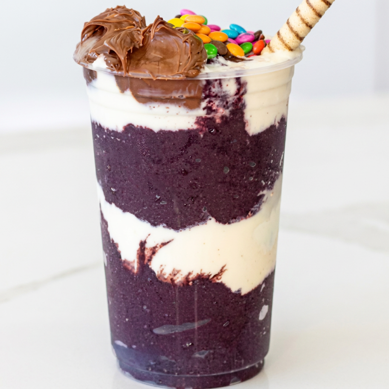 Monte seu copo do jeitinho que você ama! Escolha o tamanho, os complementos e se delicie com o açaí perfeito pra você!