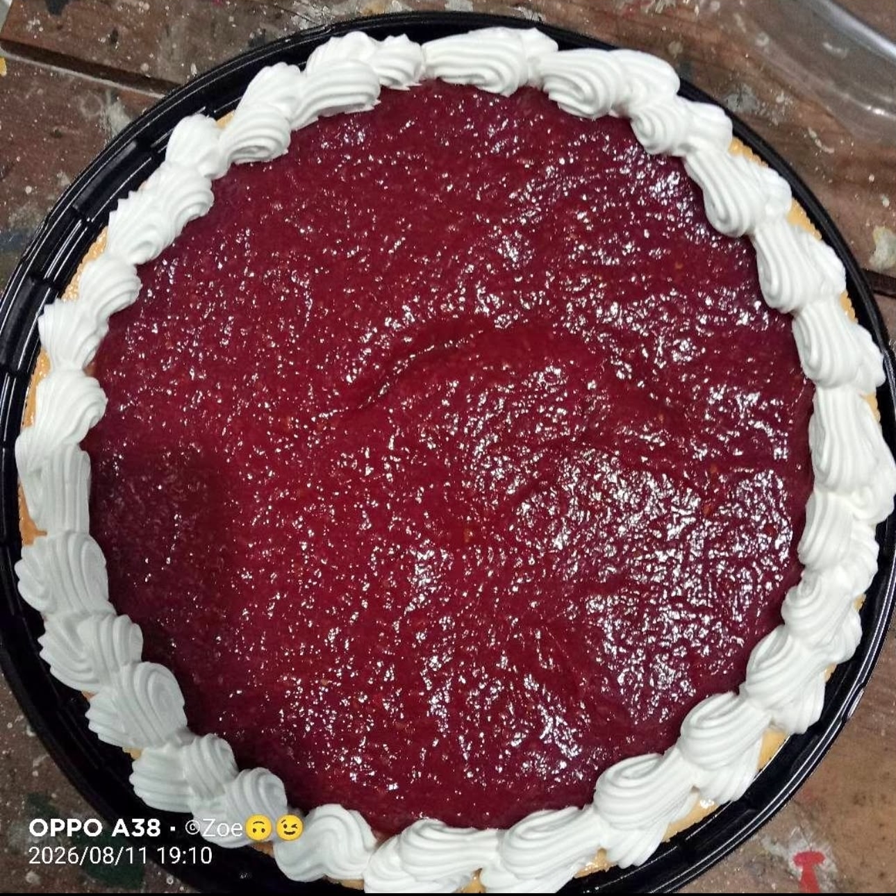 Rebanada Cheesecake de Frambuesa