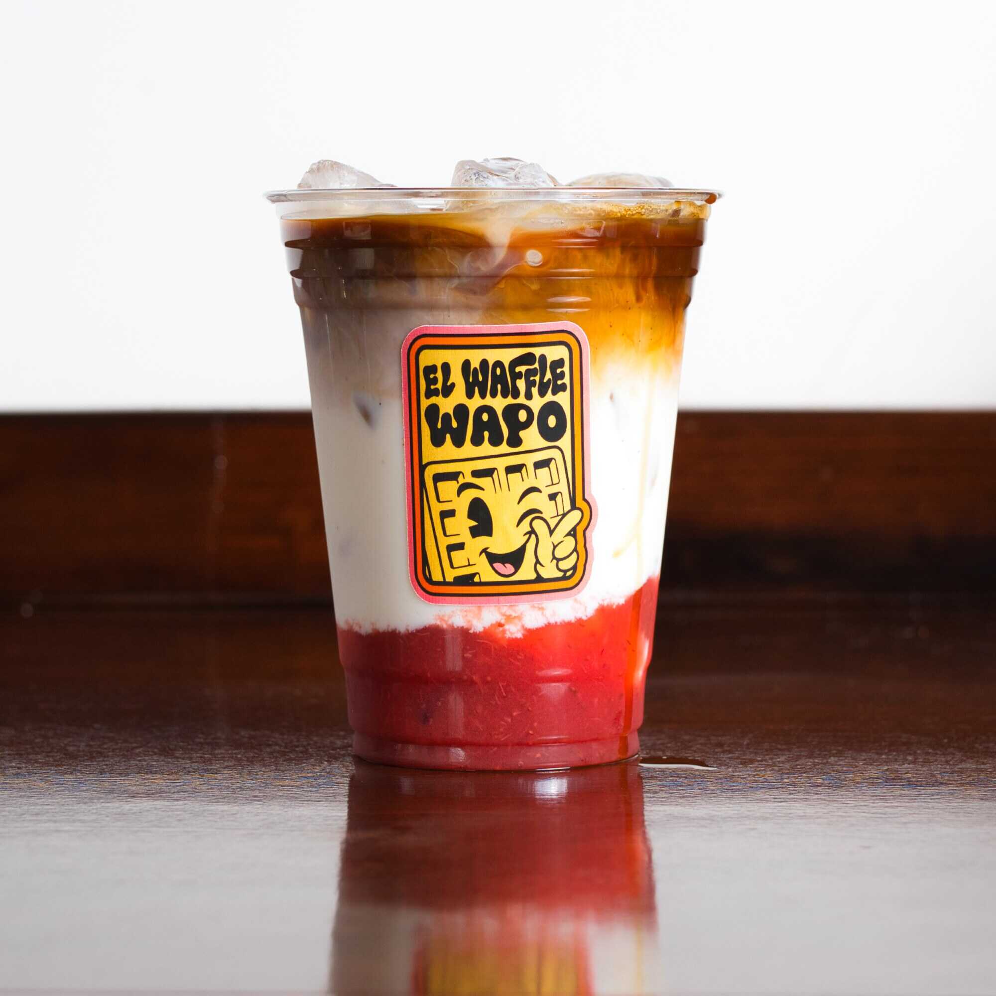 Iced Strawberry Latte