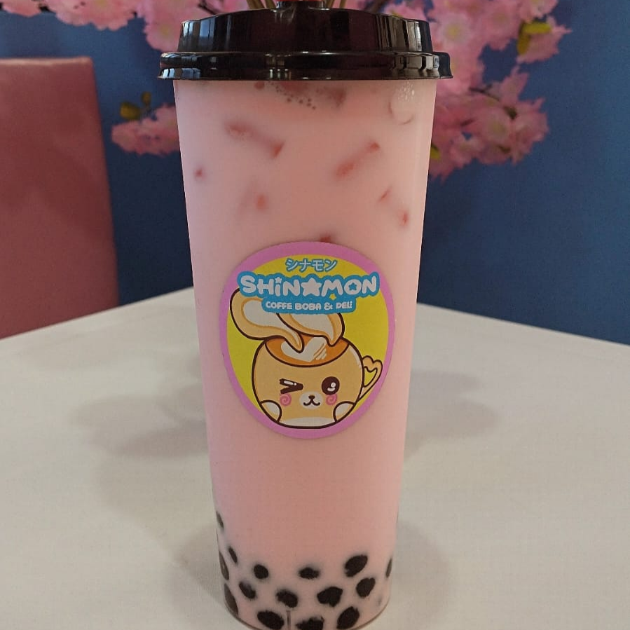 Fresas con Crema Milk Tea