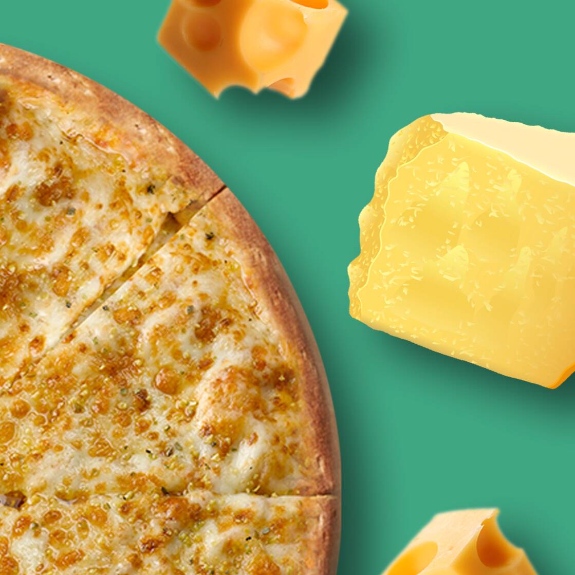 PIZZA INDIVIDUAL TUSCAN SIX CHESSE
