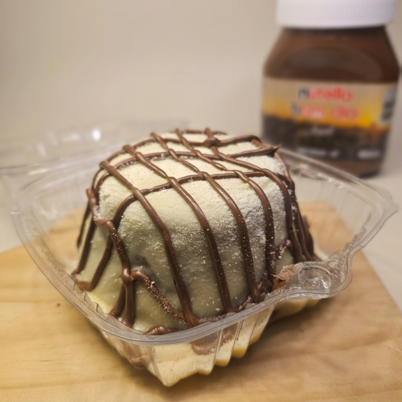 O caseirinho que conquista no primeiro pedaço! Um encontro perfeito entre o leite Ninho e a Nutella — macio, cremoso e inesquecível. (aprox. 300g)