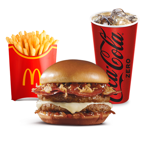 McTrío grande BBQ Crispy Onion Doble
