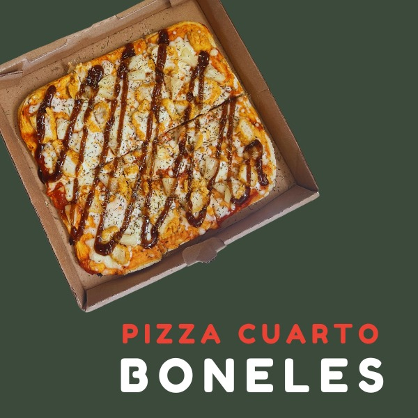 PIZZA BONELESS CUARTO DE METRO