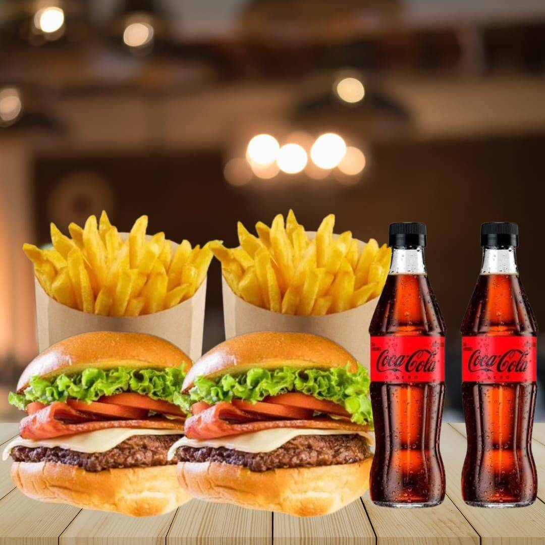 Combo Pareja Burger Tocineta