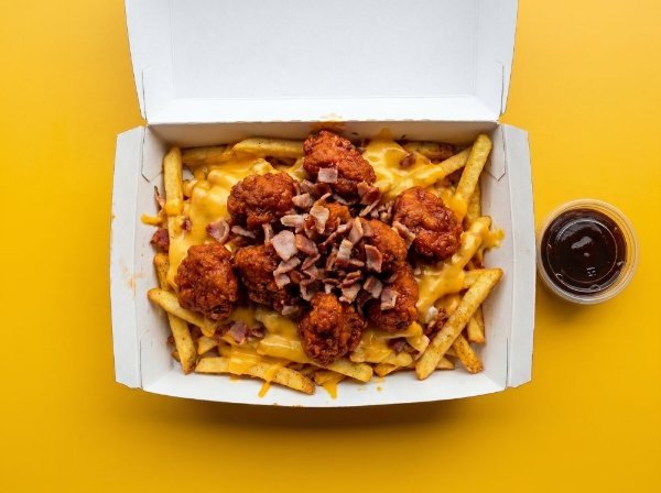 Papas con Boneless Tex Mex