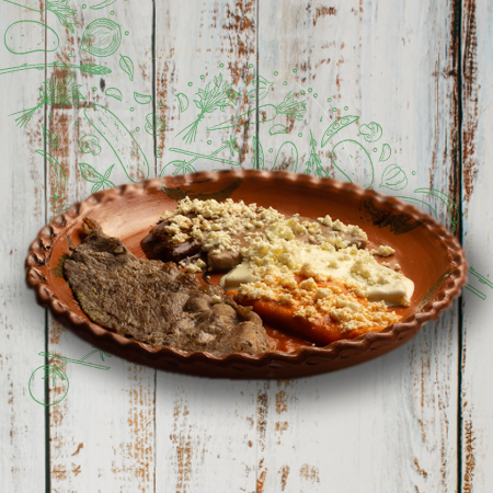 Media Orden Enchiladas C/4 Piezas R/Huevo S/C