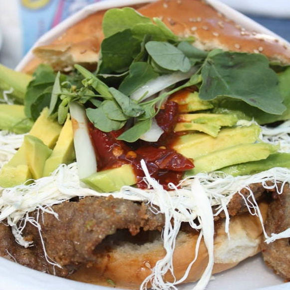 Cemita de Milanesa de Puerco
