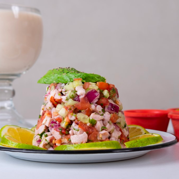 Ceviche de Pescado Trozo 1/2 litro