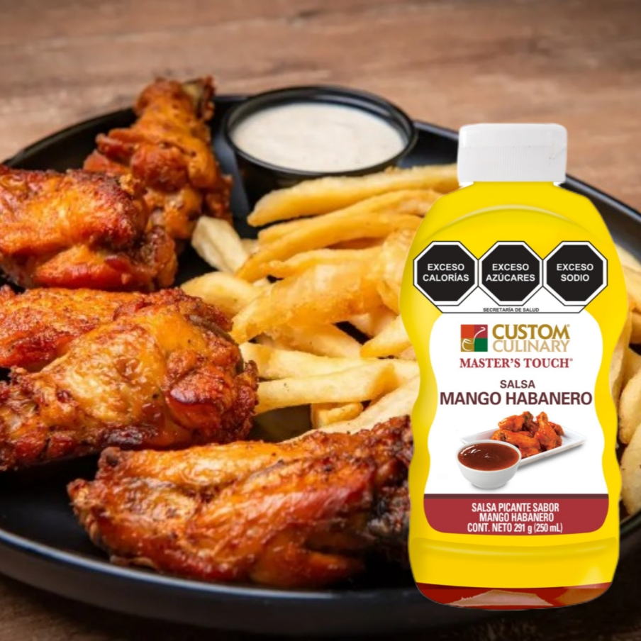 Alitas Salsa Mango Abanero