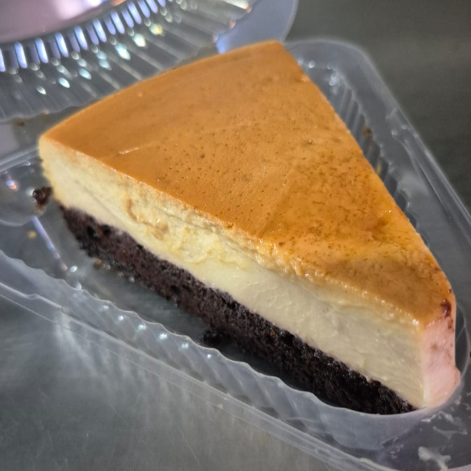 Rebanada Chocoflan