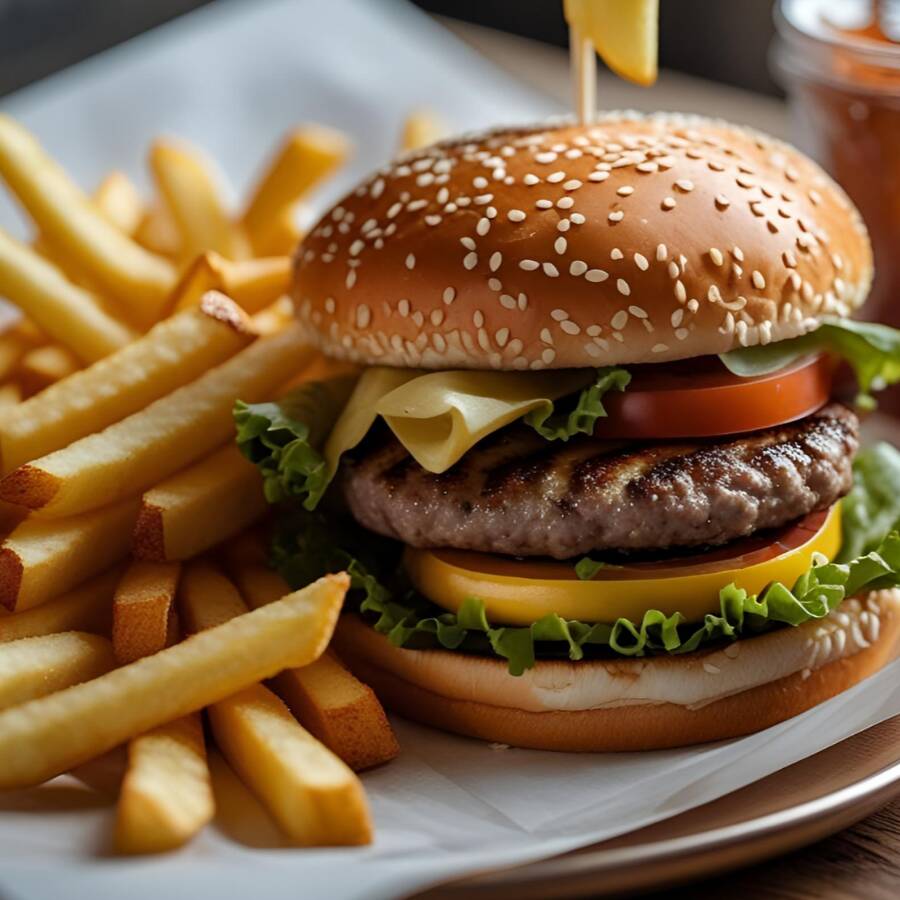 Hamburguesa Beacon Tocino
