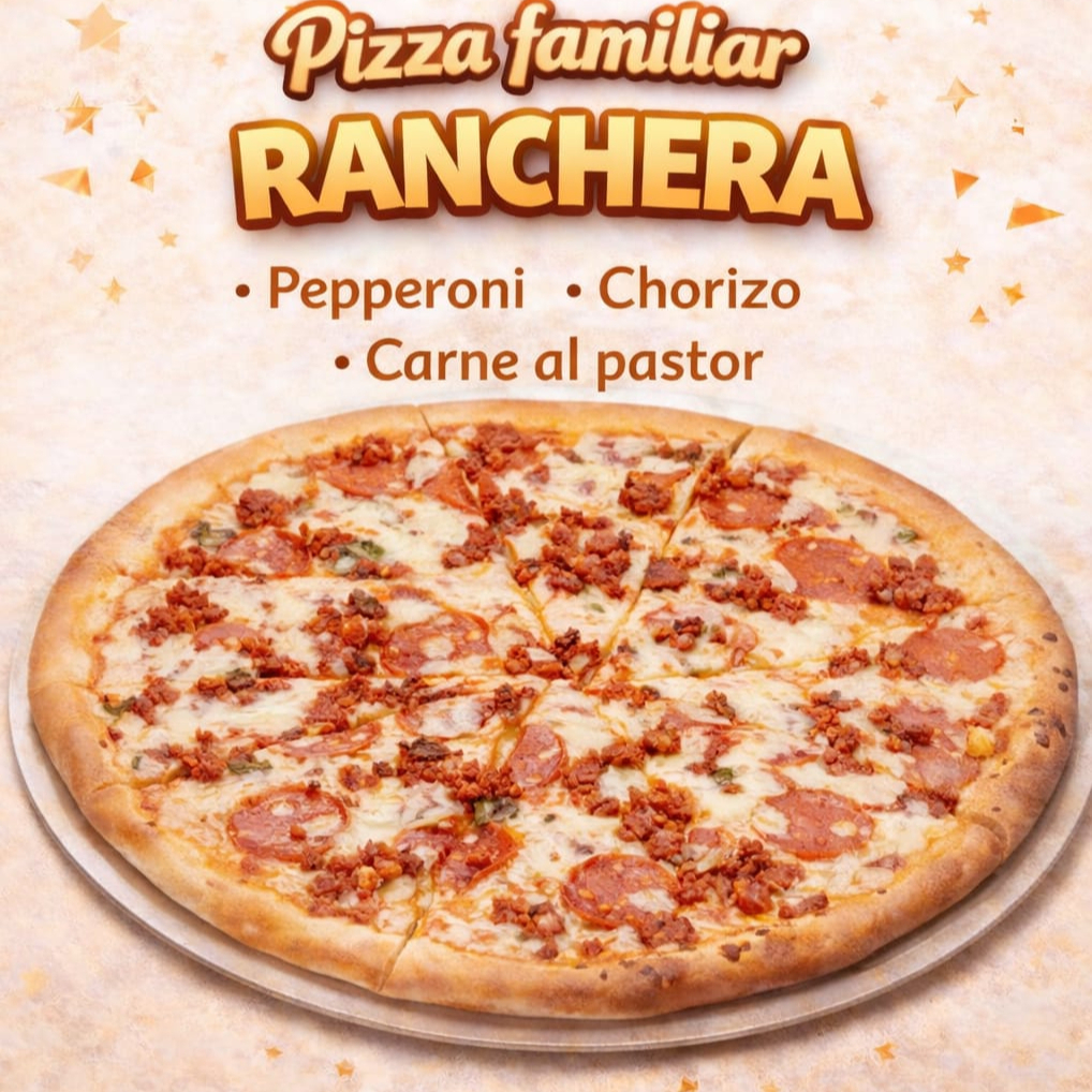 Pizza Familiar Ranchera