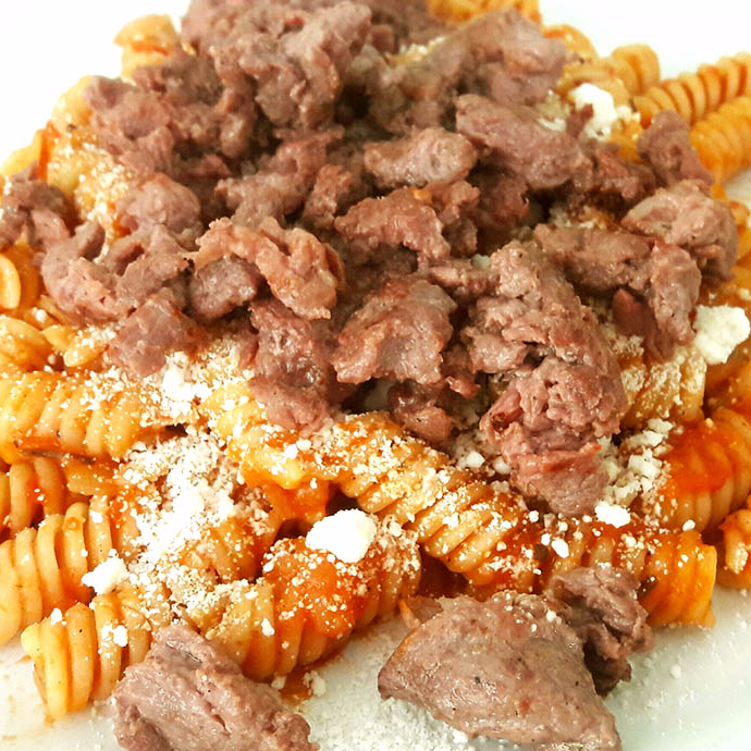 Pasta con Arrachera