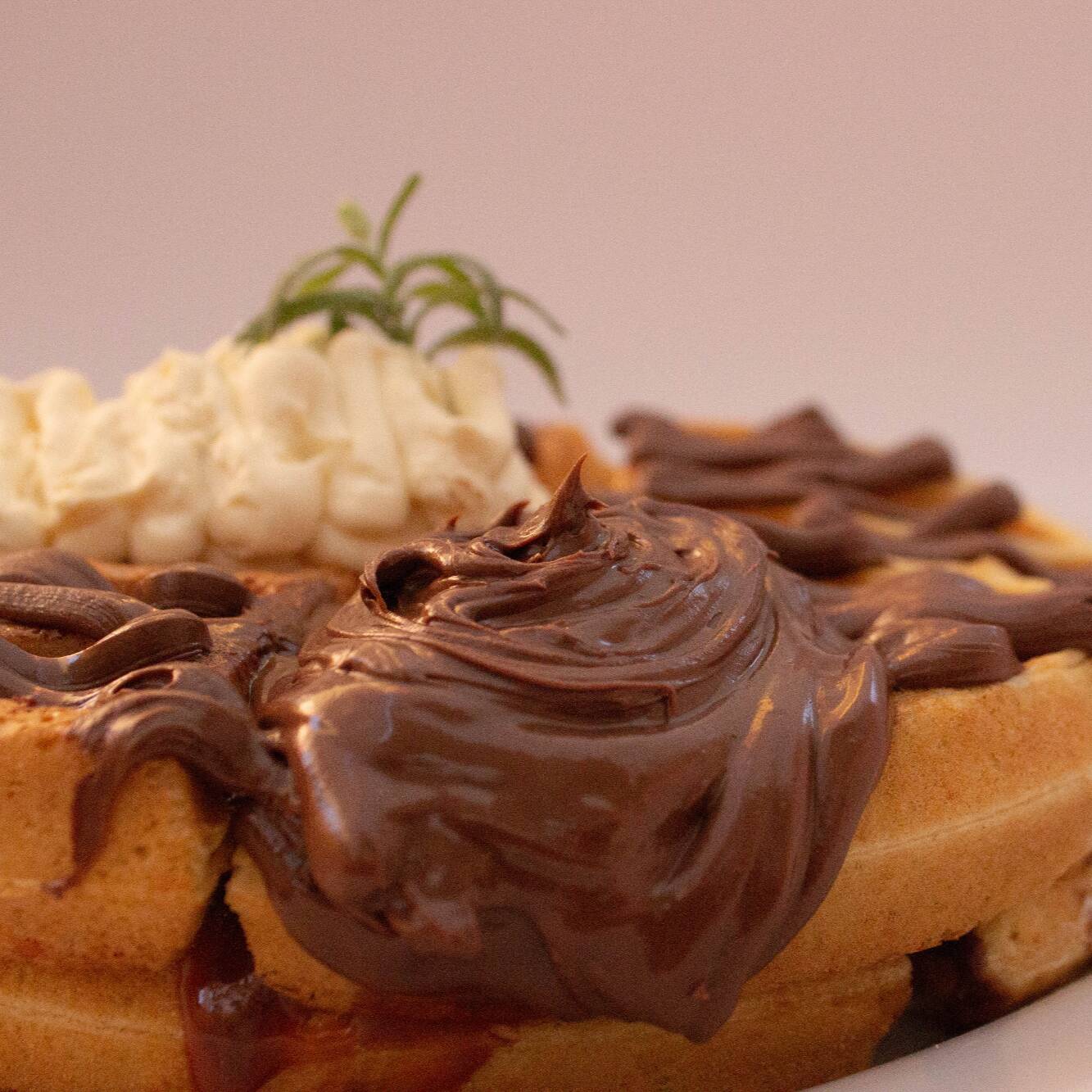 Waffle con nutella
