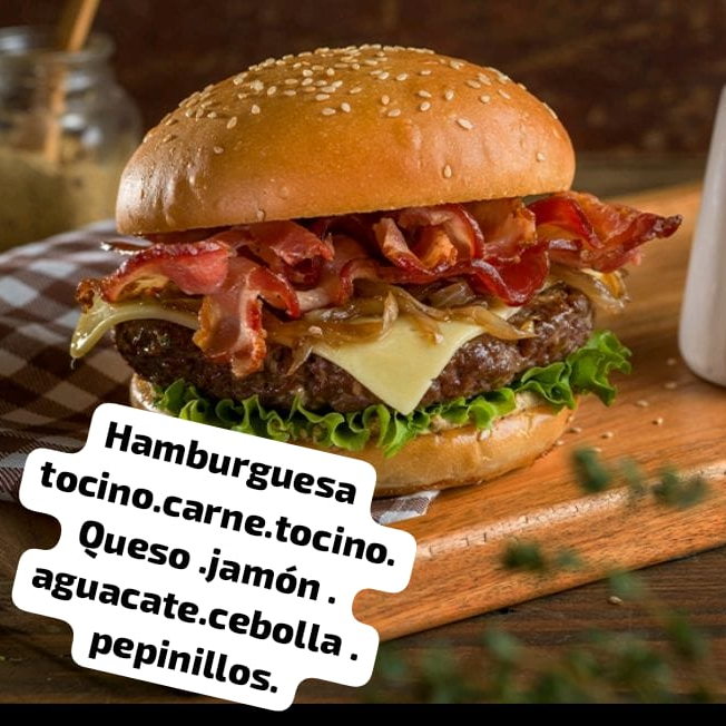 Hamburguesa Tocino