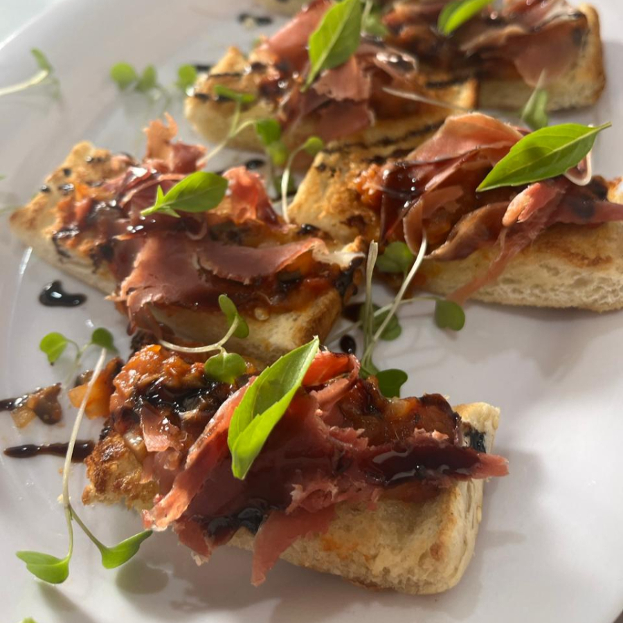 Brusquetas de Jamón Serrano