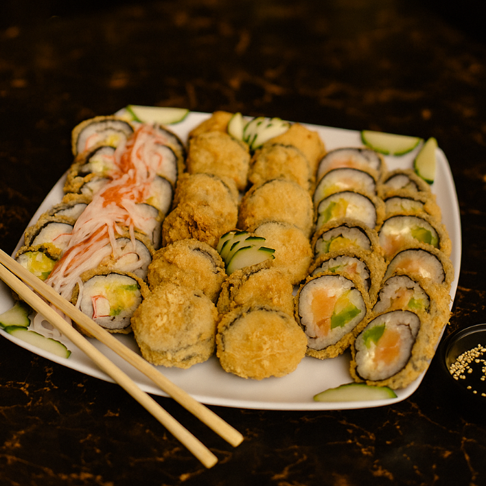 Combo Tempura + 3 gaseosas.