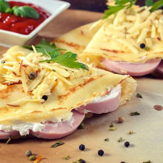 Crepa Salada 2 Ingredientes