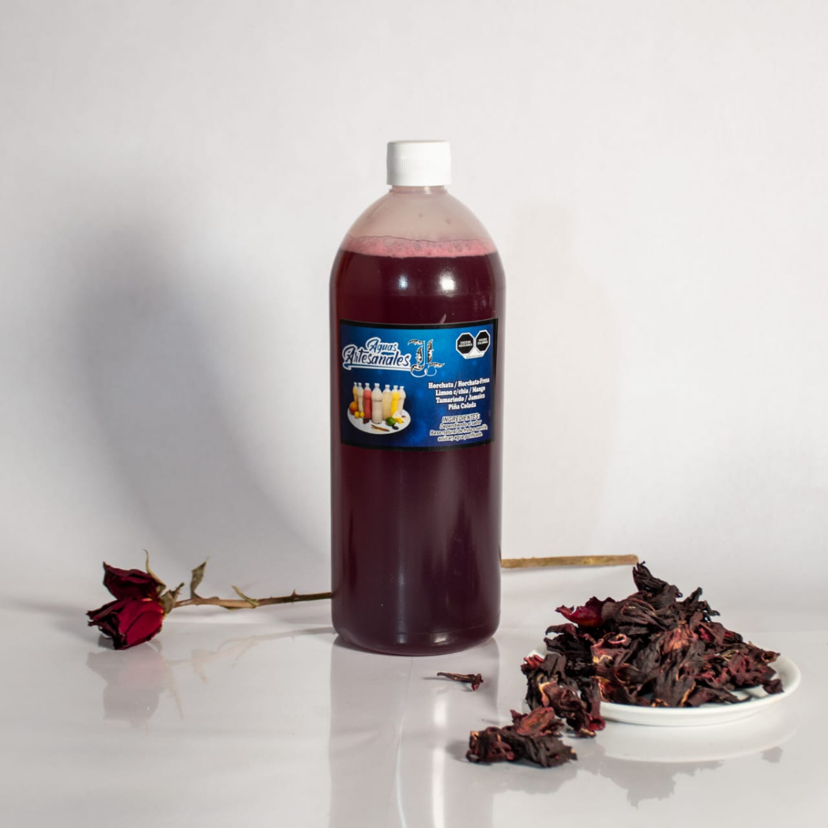 Agua de Jamaica 1L