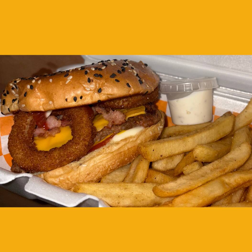 2 HAMBURGUESAS SIRLOIN CON PAPAS