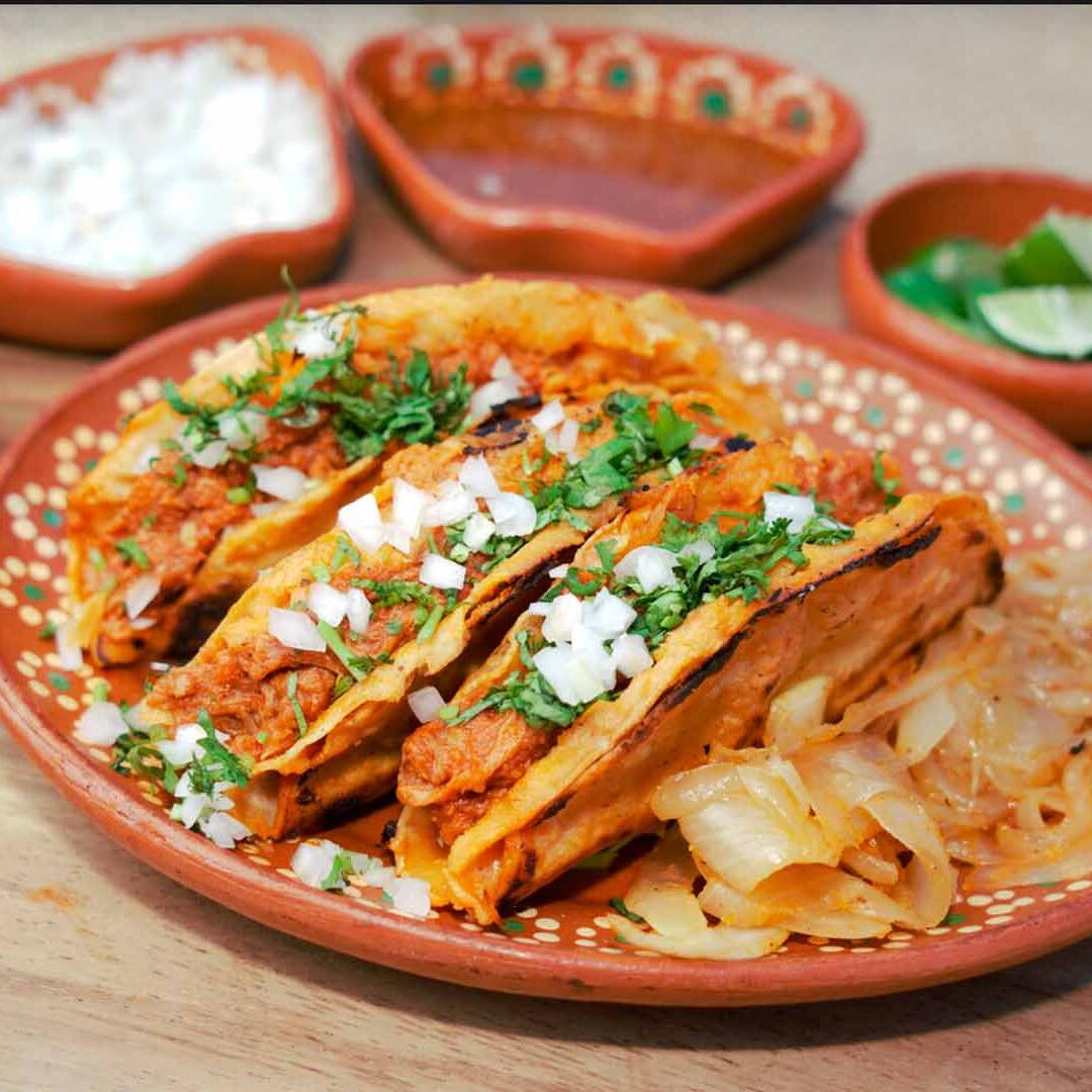 taco de barbacoa blando