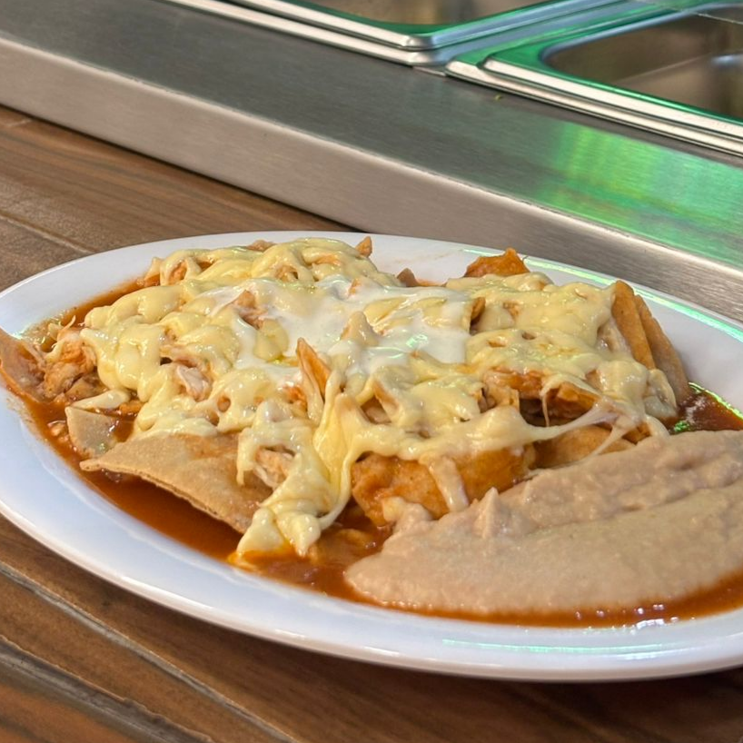 Chilaquiles con Carne