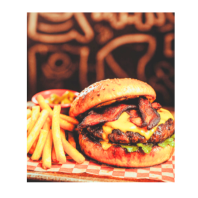 Hamburguesa Con Tocino
