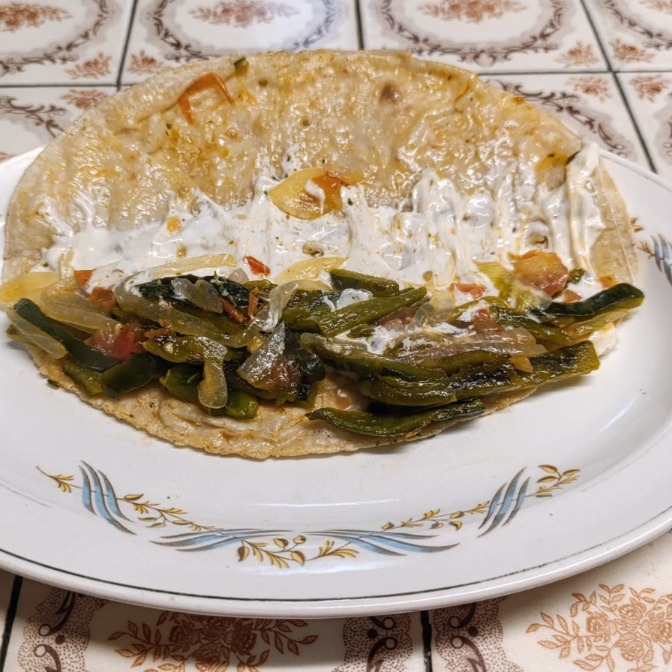 Rajas a la Mexicana