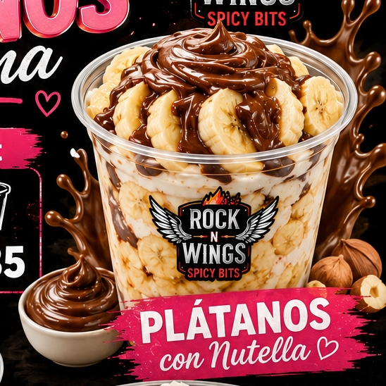 PLATANOS CON CREMA