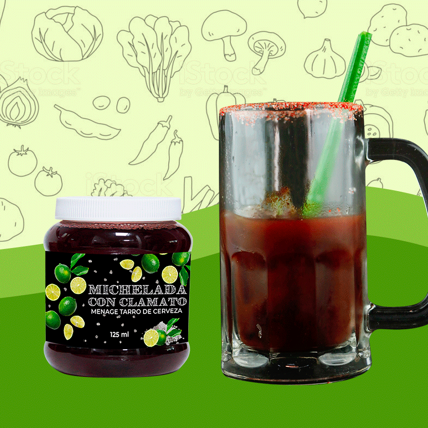 Tarro Michelado Con Clamato
