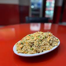 Arroz, Carne, Frango, Camarão, Cenoura Picada, Ervilha Fresca e Flocos De Ovo